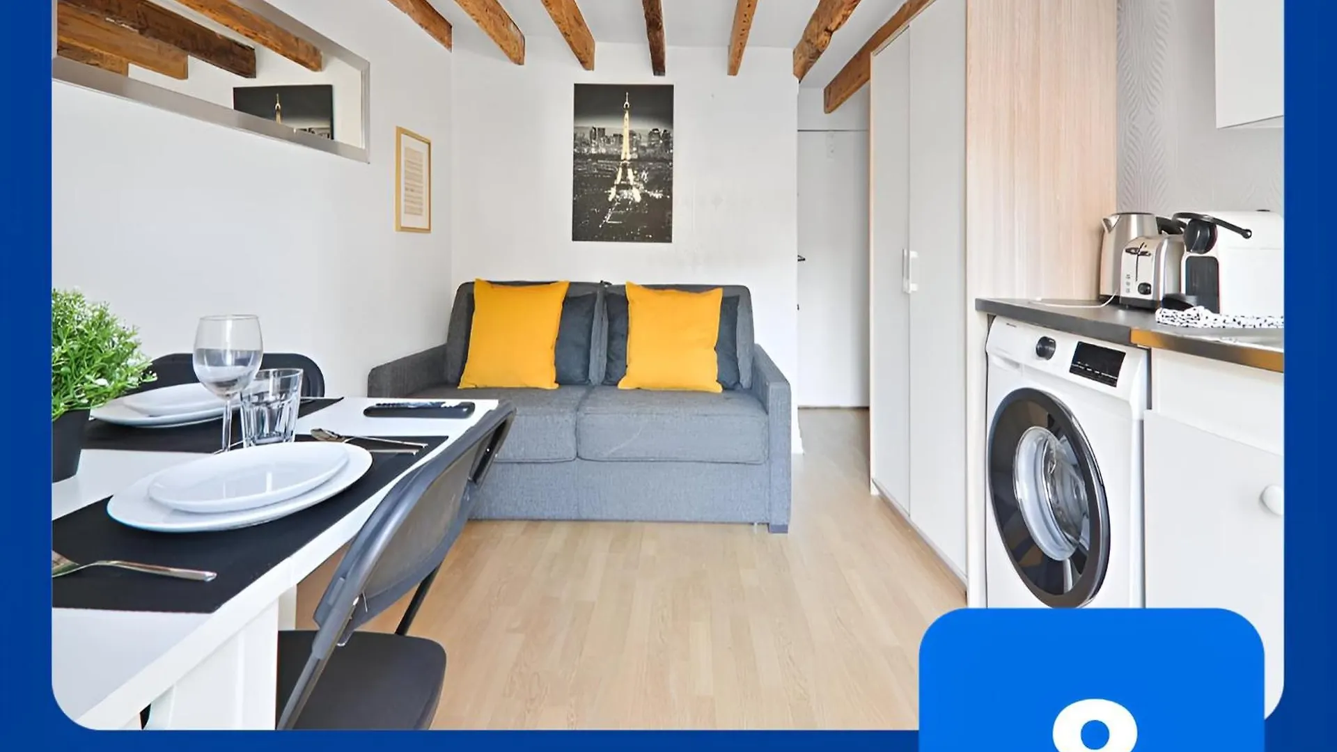 Studio Quartier Saint-Michel Notre-Dame 4 Free Netflix Párizs Franciaország